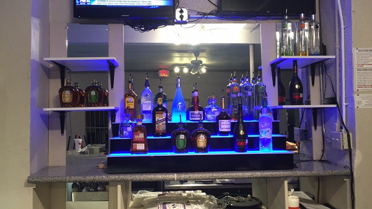 Bar shelves
